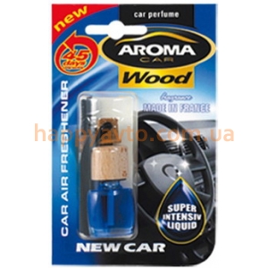 Ароматизатор в авто Aroma Car Wood - NEW CAR